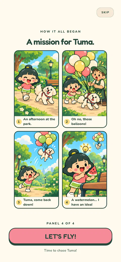 The comic that opens Story Mode