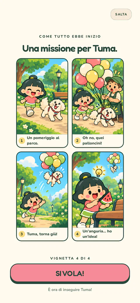 Il fumetto che apre la Story Mode